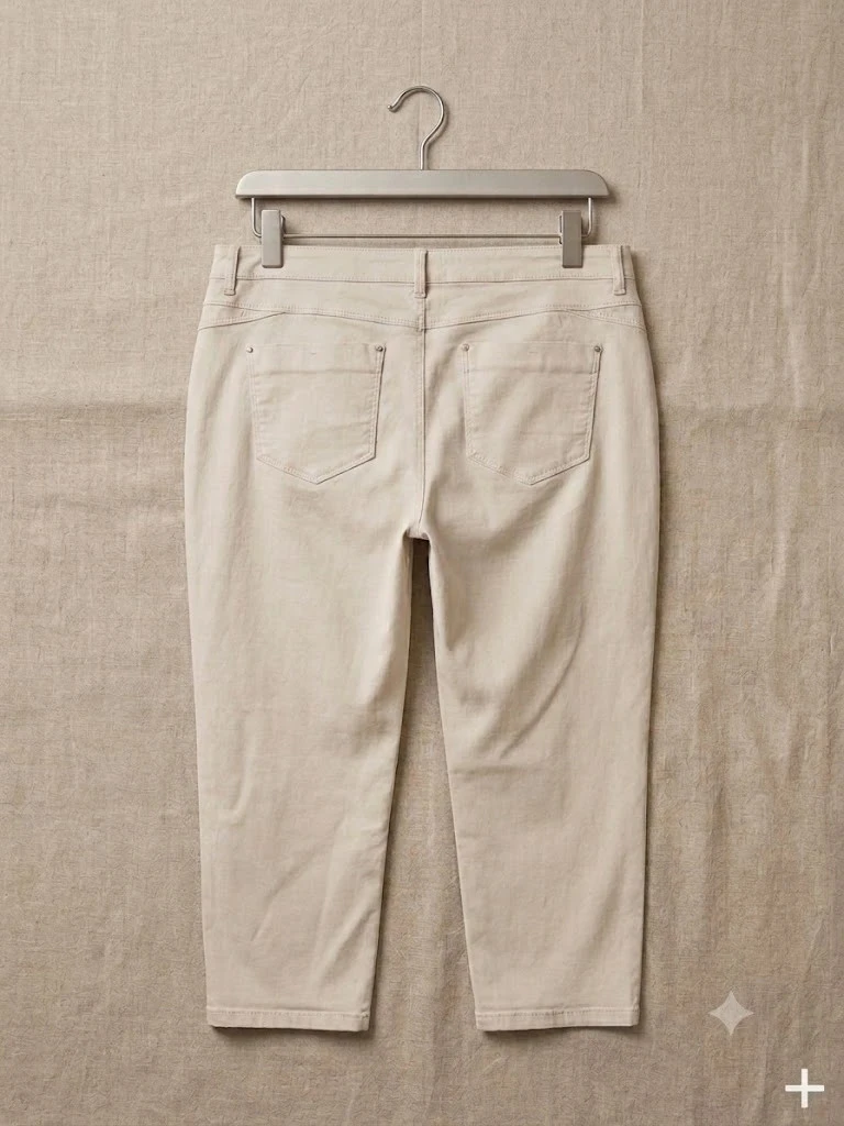Pantalon beige GÉMO – Taille 46 – 70 % Coton – Très bon état – photo 2